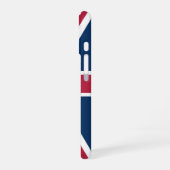 イギリスの旗 iPhone 16ケース (左側面)
