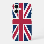 イギリスの旗 iPhone 16ケース (裏面)