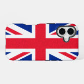 イギリスの旗 iPhone 16ケース (裏面横)