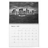 イギリスの景色 カレンダー (2月 2027)