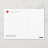 イギリスの村の風景 ポストカード (裏面)