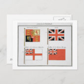 イギリスの海事旗フランスの、旗本より ポストカード (正面/裏面)