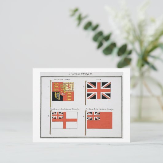イギリスの海事旗フランスの、旗本より ポストカード (スタンド正面)