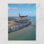 イギリスの海岸に火を放つ。 ポストカード (正面)