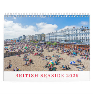 イギリスの海岸風景 2026年カレンダー カレンダー