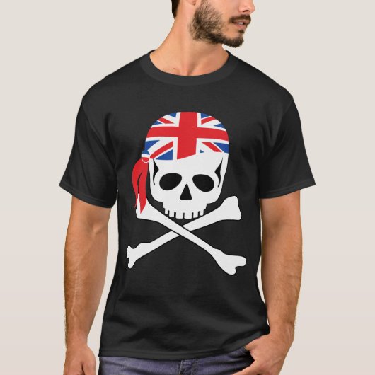 イギリスの海賊 Tシャツ (正面)