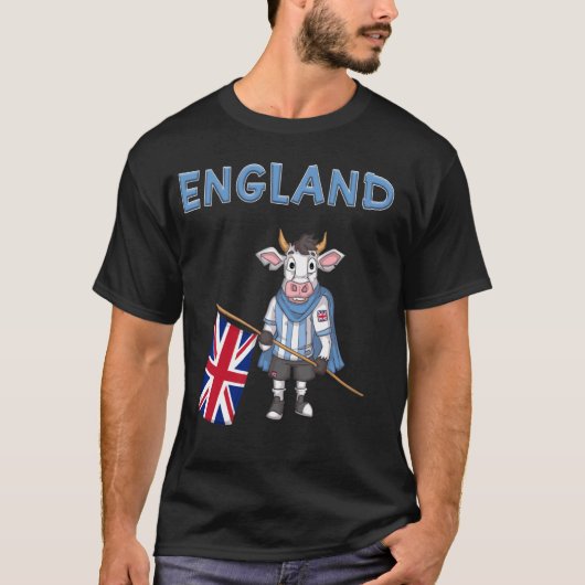 イギリスの牛 Tシャツ (正面)
