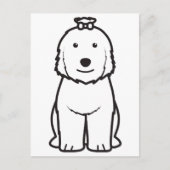 イギリスの牧羊犬漫画 ポストカード (正面)