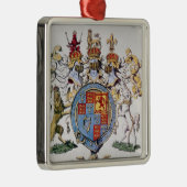 イギリスの王のジェームスI紋章付き外衣 メタルオーナメント (右)