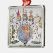 イギリスの王のジェームスI紋章付き外衣 メタルオーナメント (左)