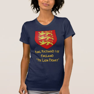 イギリスの王リチャード一世"Lionheart " Tシャツ