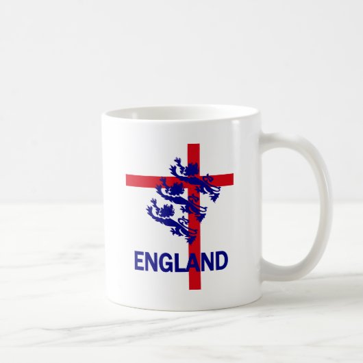 イギリスの王室のな標準およびセントジョージの十字 コーヒーマグカップ (右)