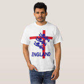 イギリスの王室のな標準およびセントジョージの十字 Tシャツ (正面フル)