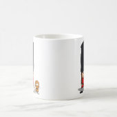 イギリスの王室のな監視および犬のおもしろマグカップ コーヒーマグカップ (中央)