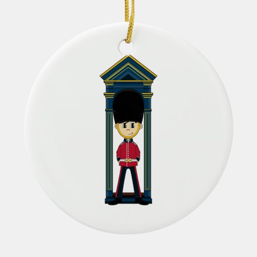 イギリスの王室のな監視オーナメント セラミックオーナメント (正面)