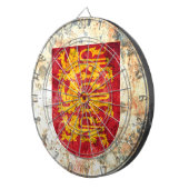 イギリスの王室のな腕 ダーツボード (正面右)