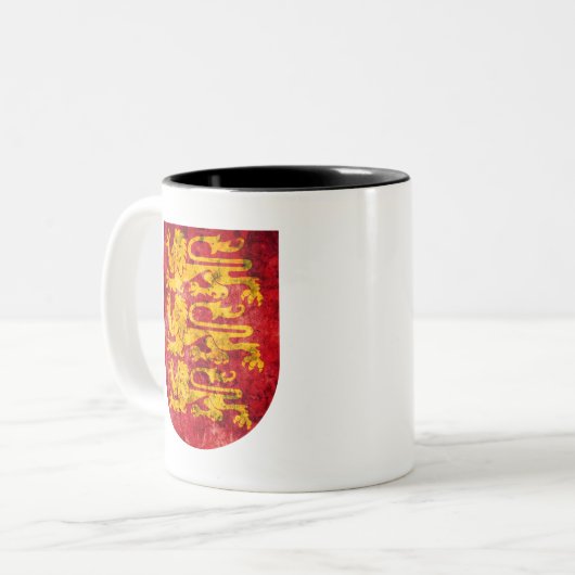イギリスの王室のな腕 ツートーンマグカップ (正面左)
