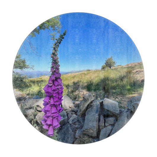 イギリスの田舎の静けさ カッティングボード (正面)