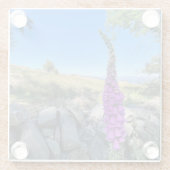 イギリスの田舎の静けさ ガラスコースター (裏面)