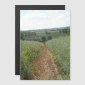 イギリスの田舎の風景の写真アートカード (正面/裏面)