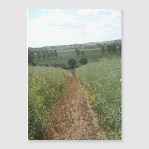 イギリスの田舎の風景の写真アートカード