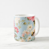 イギリスの田舎フラワーガーデン コーヒーマグカップ (正面右)