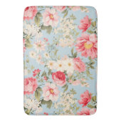 イギリスの田舎フラワーガーデン バスマット (正面縦)