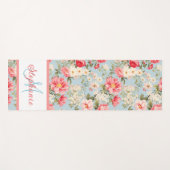 イギリスの田舎フラワーガーデン ヨガマット (正面(横))