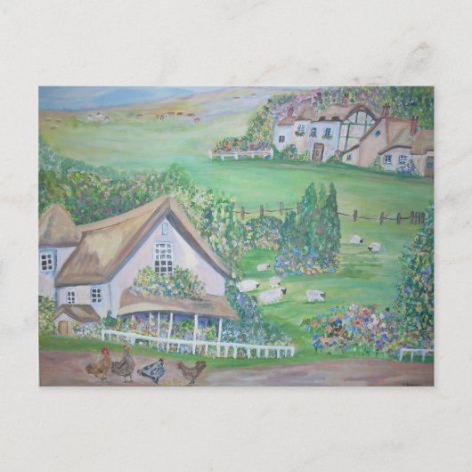 イギリスの田舎 ポストカード (正面)