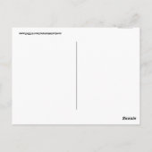 イギリスの石コテージはがき ポストカード (裏面)