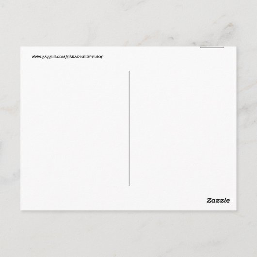 イギリスの石コテージはがき ポストカード (裏面)