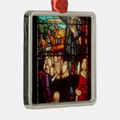 イギリスの福音を説教しているジョン・ウェスレー メタルオーナメント (右)