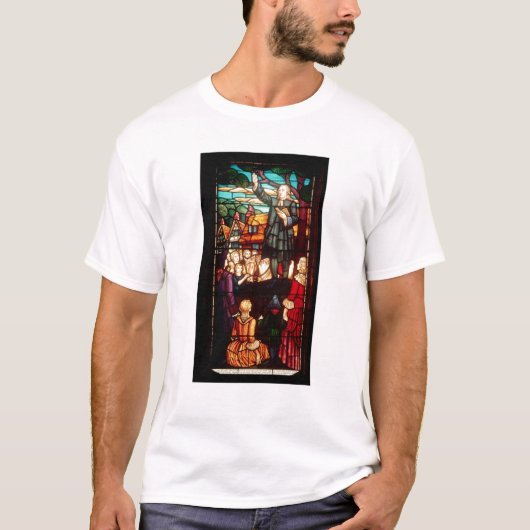 イギリスの福音を説教しているジョン・ウェスレー Tシャツ (正面)