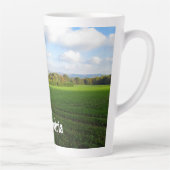 イギリスの秋の田舎 – 大パーソナライズされた カフェラテマグ (右)