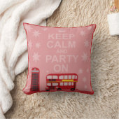 イギリスの穏やかなパーティーを保って下さい クッション (ブランケット)