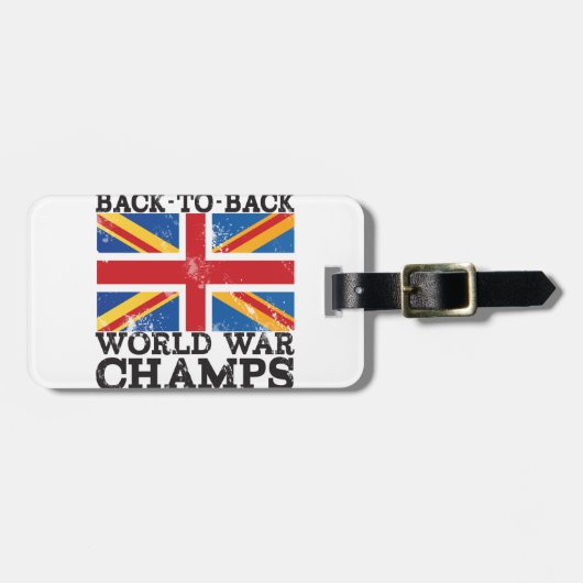イギリスの第一次世界大戦勝利 ラゲッジタグ (正面横)