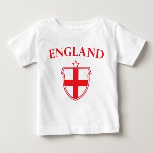 イギリスの紋章のワイシャツ ベビーTシャツ (正面)