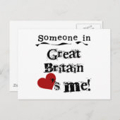 イギリスの素晴らし人は私を愛している ポストカード (正面/裏面)