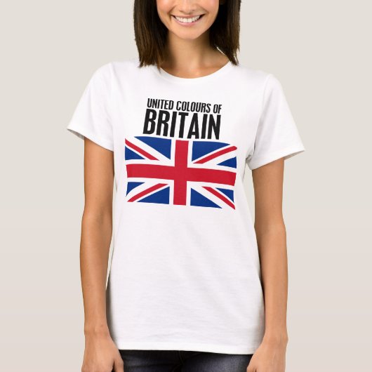 イギリスの統一されたな色 Tシャツ (正面)