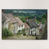 イギリスの美しいイギリスの村シャフテスベリー ジグソーパズル (横)