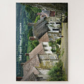 イギリスの美しいイギリスの村シャフテスベリー ジグソーパズル (縦)