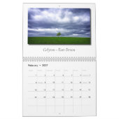 イギリスの美しいデボンの写真シーン –  カレンダー (2月 2027)