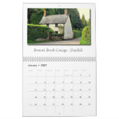 イギリスの美しいデボンの写真シーン –  カレンダー (1月 2027)