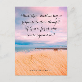 イギリスの美しい海辺、クリスチャンのカード。 ポストカード