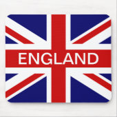 イギリスの英国国旗の旗が付いているイギリスのマウスパッド マウスパッド (正面)