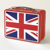 イギリスの英国国旗の旗 メタルランチボックス (裏面)