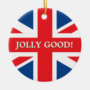 イギリスの英国国旗 セラミックオーナメント