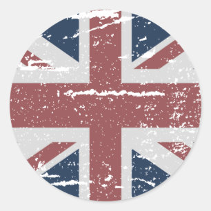 イギリスの英国国旗 ラウンドシール