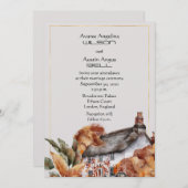 イギリスの茅葺き結婚屋根 (正面/裏面)