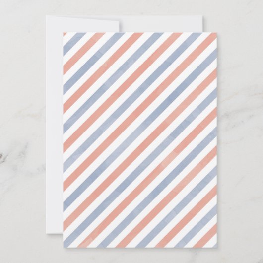 イギリスの茶ベビーシャワーの招待状 招待状 (裏面)